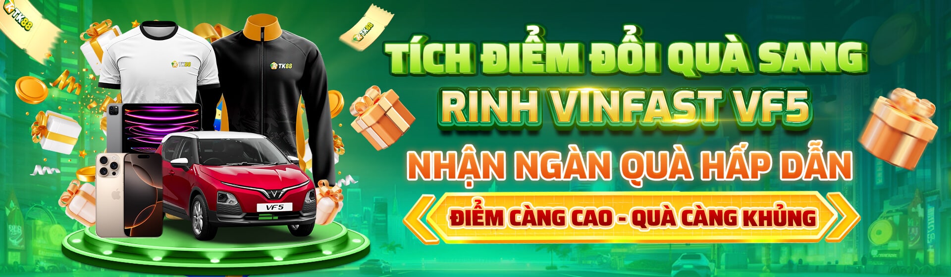 Banner TK88 trang chủ vip 4